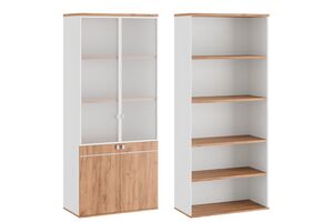 Шкаф для бумаг со стеклом (стекло без рамы)