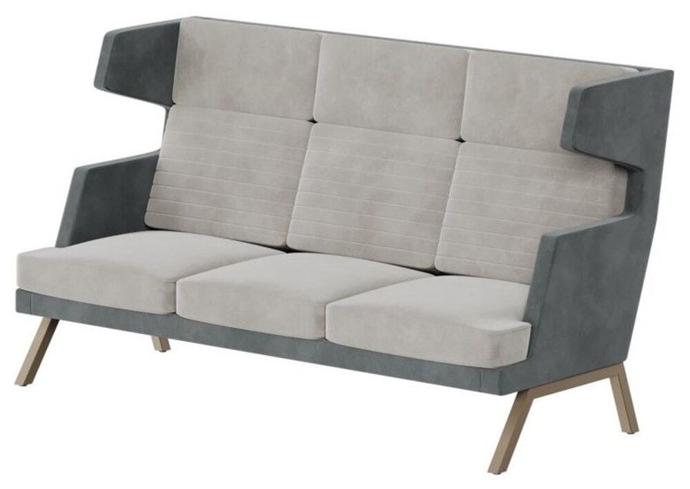 Диван трёхместный высокий