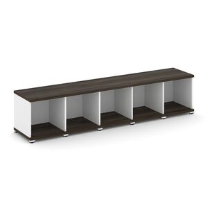 Стеллаж пять узких секций, 1 ниша