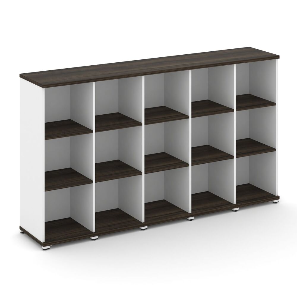 Стеллаж пять узких секций, 3 ниши