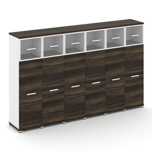 Шкаф шесть узких секций, 4 ниши