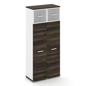 Шкаф две узкие секции, 5 ниш