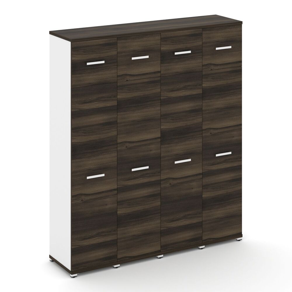 Шкаф четыре узкие секции, 5 ниш