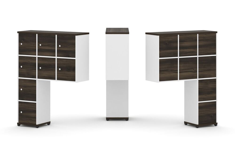 Надставка высокая + (Задняя стенка 8 шт) + (Распашной фасад - 8 шт)