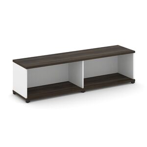 Стеллаж две широкие секции, 1 ниша