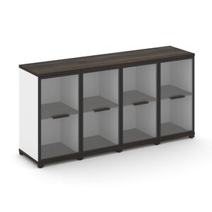 Шкаф четыре узкие секции, 2 ниши