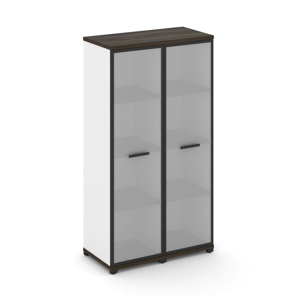 Шкаф две узкие секции, 4 ниши