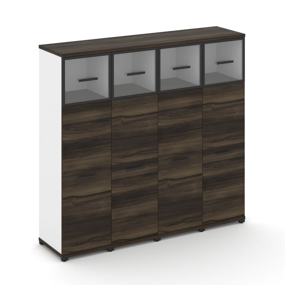 Шкаф четыре узкие секции, 4 ниши