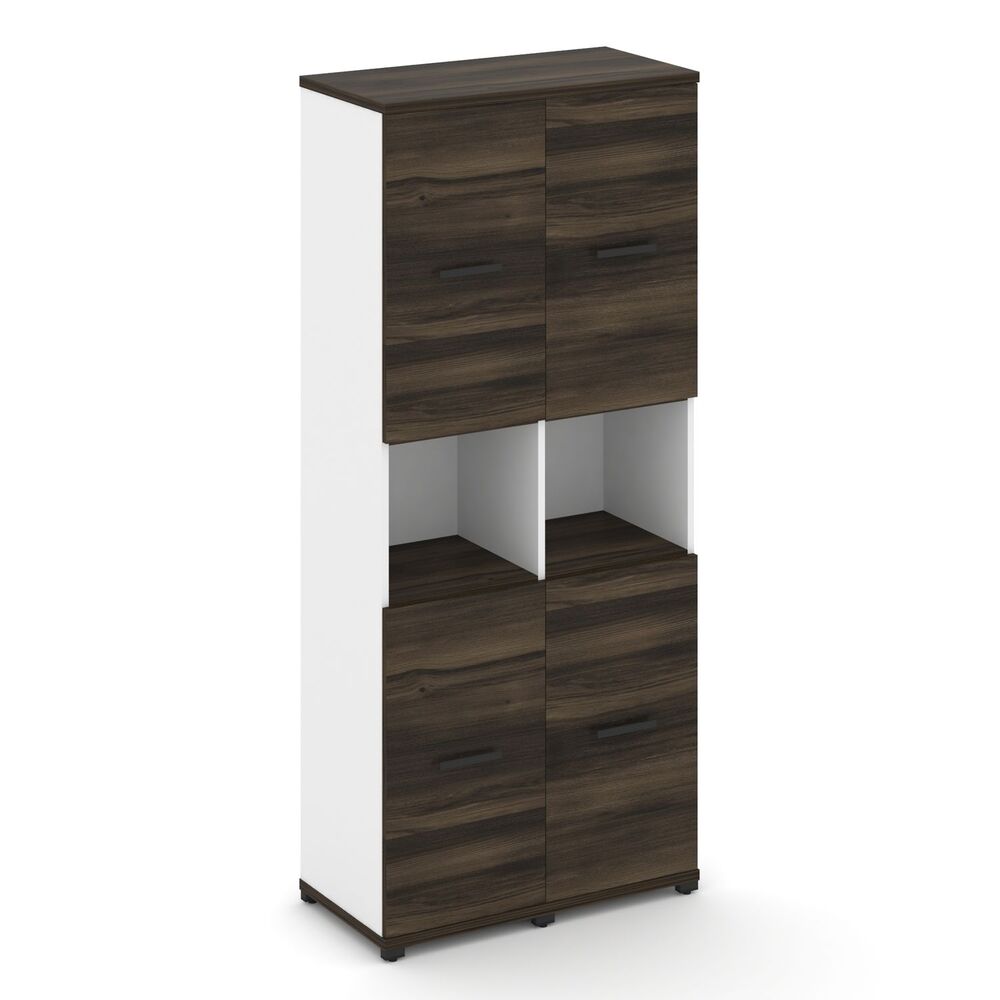 Шкаф две узкие секции, 5 ниш