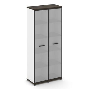 Шкаф две узкие секции, 5 ниш