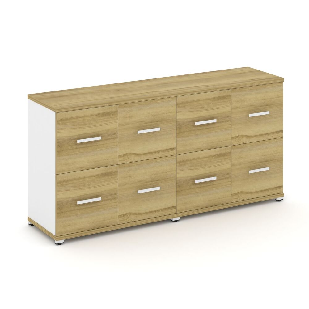 Шкаф две широкие секции, 2 ниши