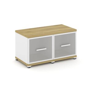 Шкаф две узкие секции, 1 ниша