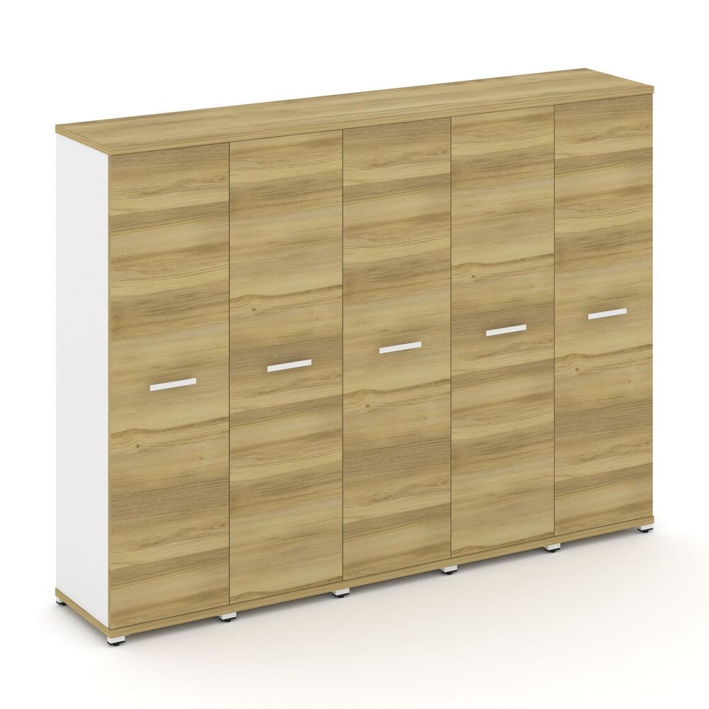 Шкаф пять узких секций, 4 ниши