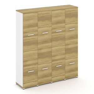 Шкаф четыре узкие секции, 5 ниш