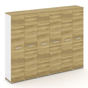 Шкаф шесть узких секций, 5 ниш