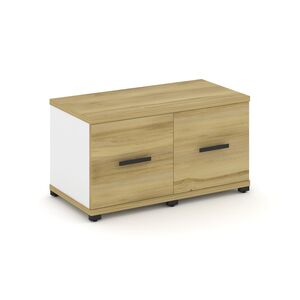 Шкаф две узкие секции, 1 ниша