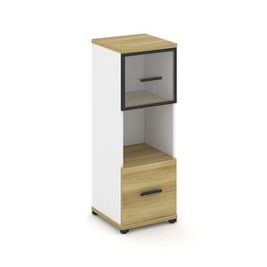 Шкаф одна узкая секция, 3 ниши