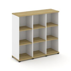 Стеллаж три узкие секции, 3 ниши