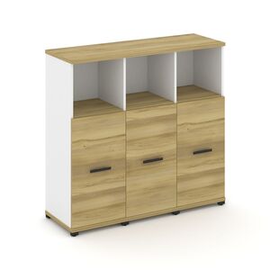 Шкаф три узкие секции, 3 ниши