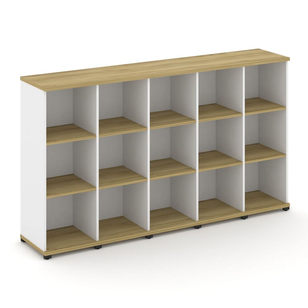 Стеллаж пять узких секций, 3 ниши