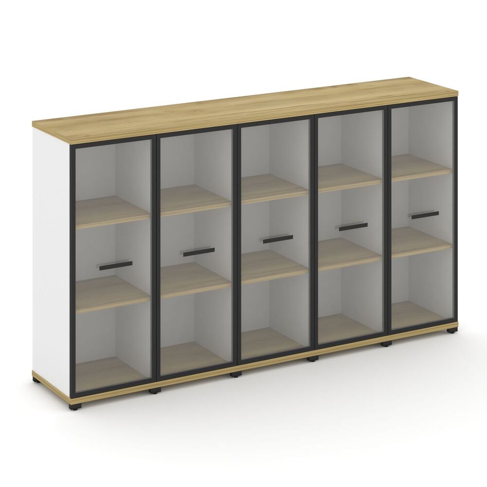 Шкаф пять узких секций, 3 ниши