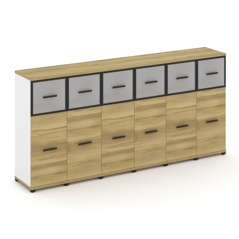 Шкаф шесть узких секций, 3 ниши