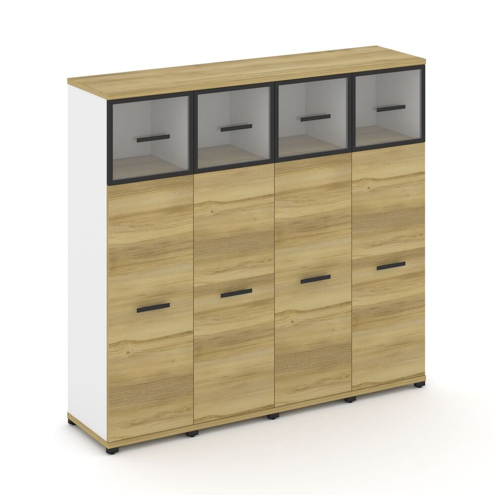 Шкаф четыре узкие секции, 4 ниши