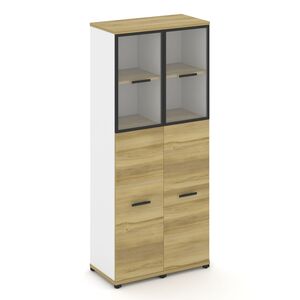 Шкаф две узкие секции, 5 ниш