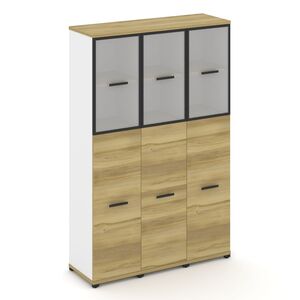 Шкаф три узкие секции, 5 ниш