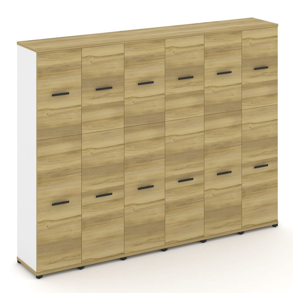 Шкаф шесть узких секций, 5 ниш