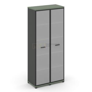 Шкаф две узкие секции, 5 ниш