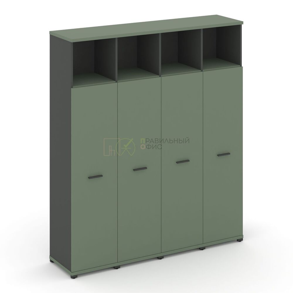 Шкаф четыре узкие секции, 5 ниш