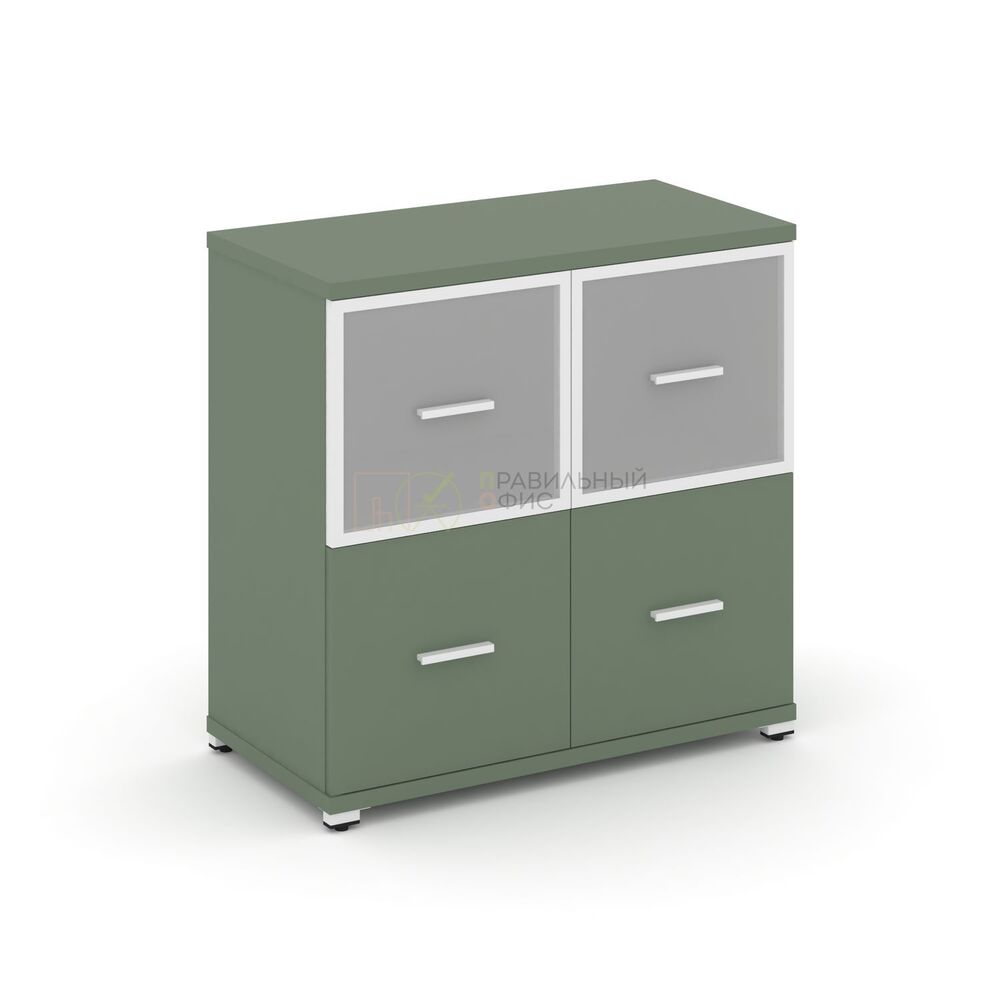 Шкаф одна широкая секция, 2 ниши