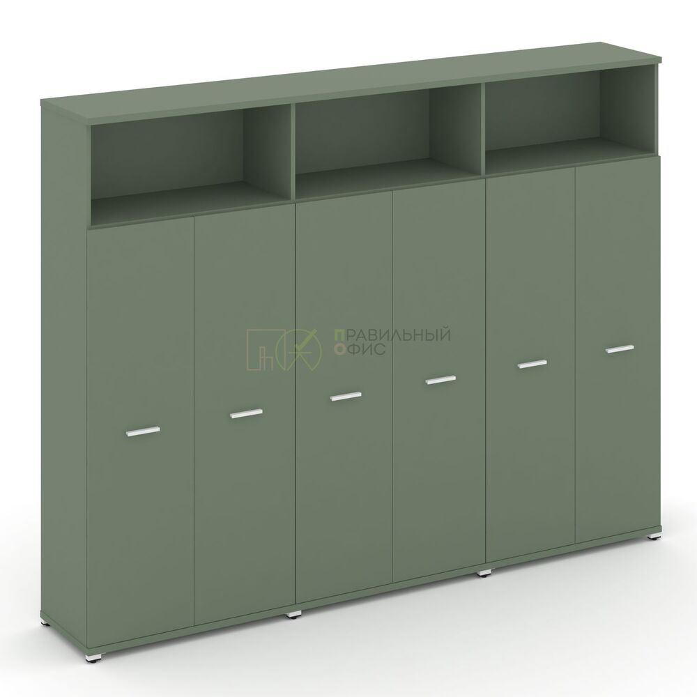 Шкаф три широкие секции, 5 ниш