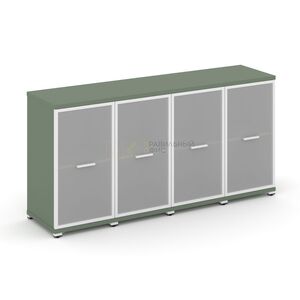 Шкаф четыре узкие секции, 2 ниши