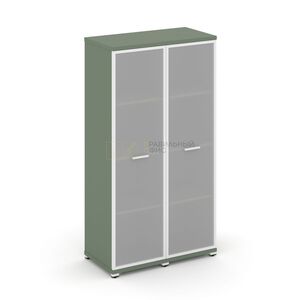 Шкаф две узкие секции, 4 ниши