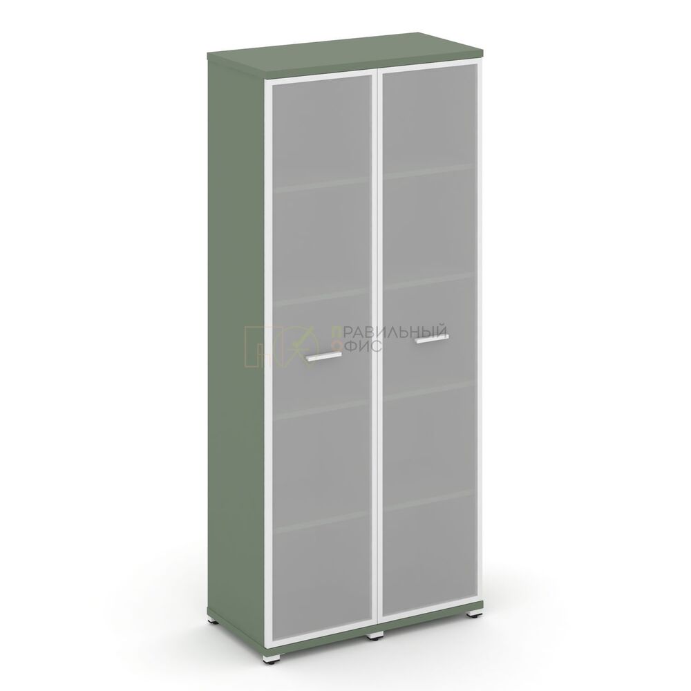 Шкаф две узкие секции, 5 ниш