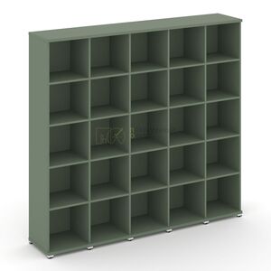 Стеллаж пять узких секций, 5 ниш