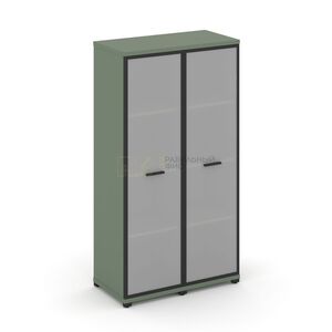 Шкаф две узкие секции, 4 ниши