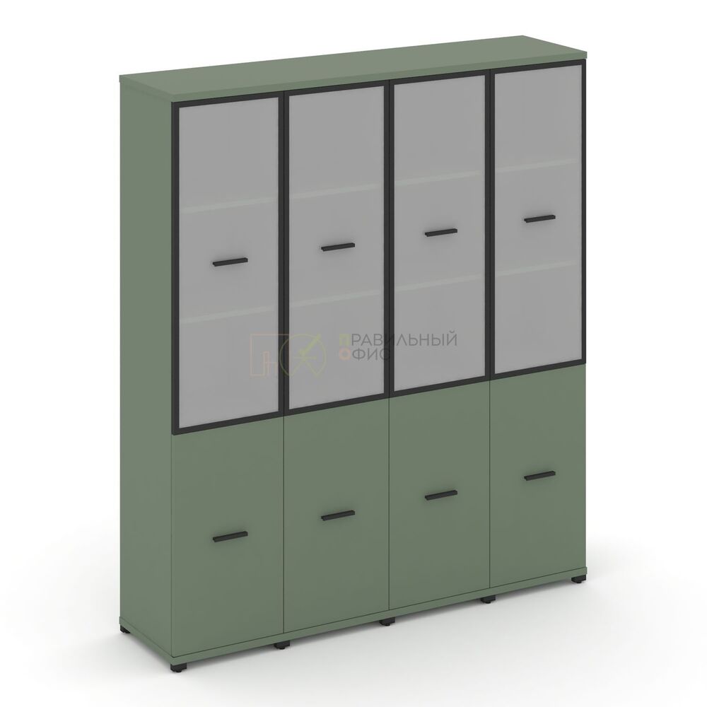 Шкаф четыре узкие секции, 5 ниш