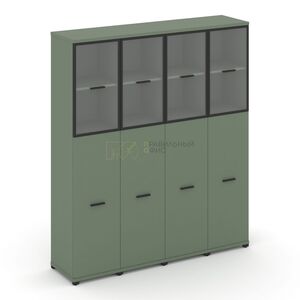 Шкаф четыре узкие секции, 5 ниш