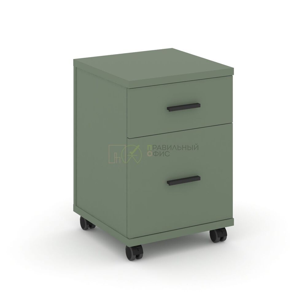 Тумба мобильная 1 ящик + 1 распашной фасад