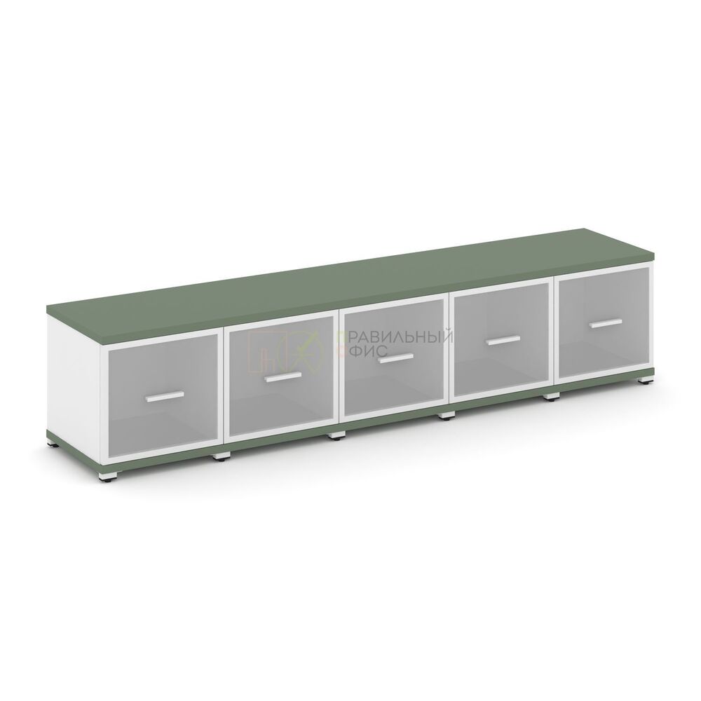 Шкаф пять узких секций, 1 ниша