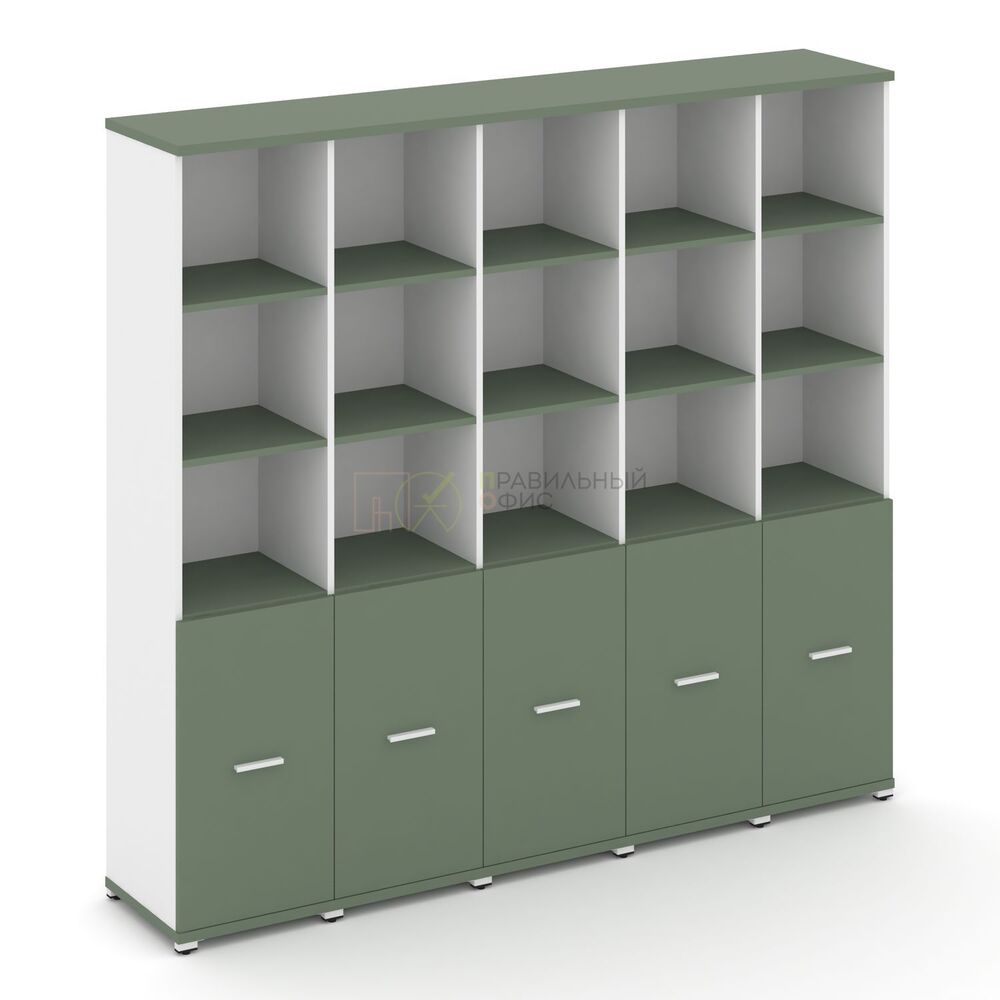 Шкаф пять узких секций, 5 ниш