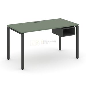 Стол рабочий с подвесной тумбой c одной открытой нишей