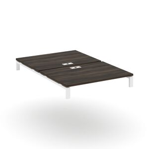 Двойной стол надставка на две опорные тумбы