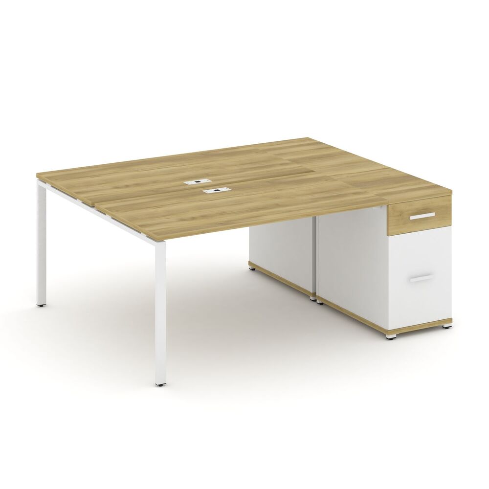 Рабочая станция с одной опорной тумбой