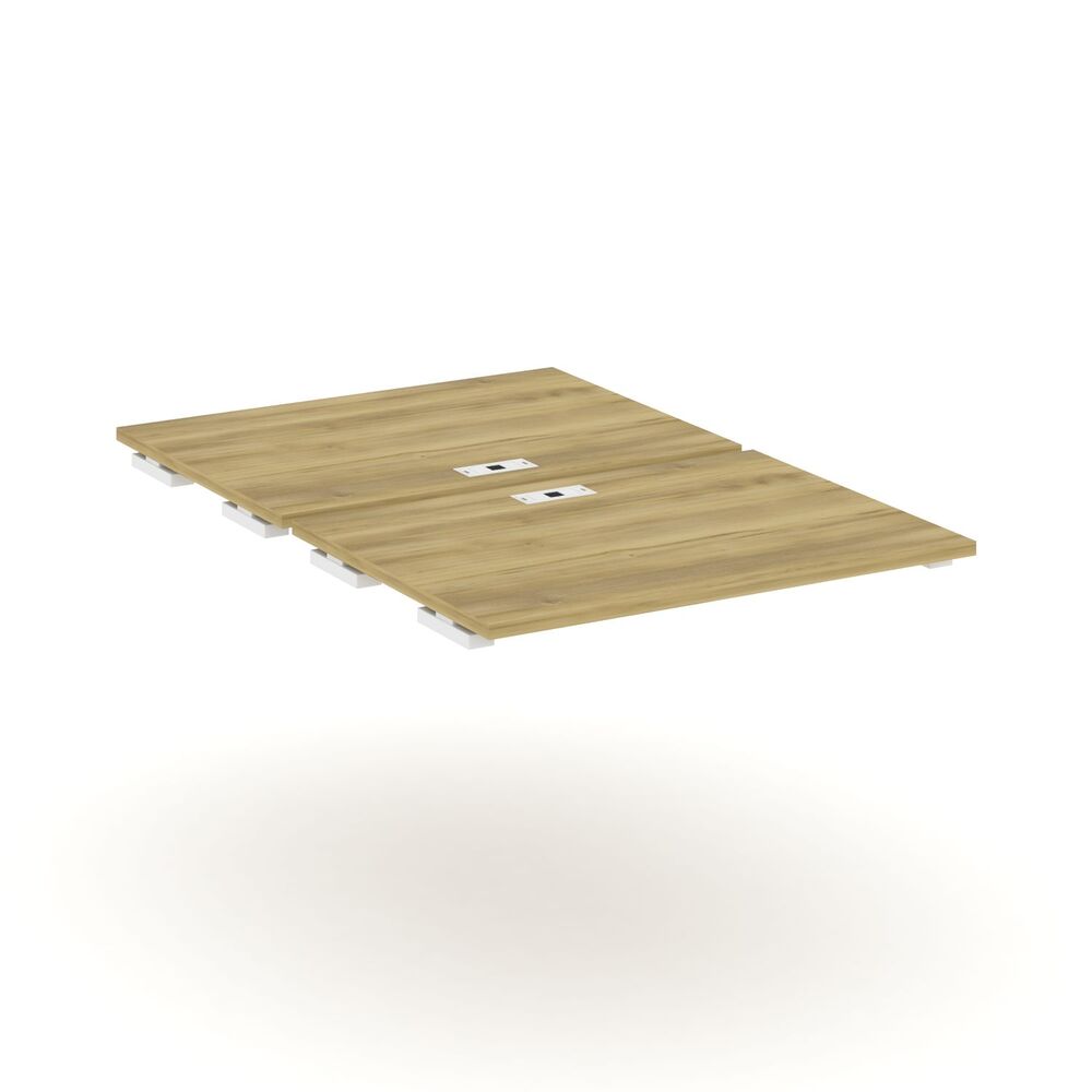 Двойной стол приставка к двум опорным тумбам/шкафам