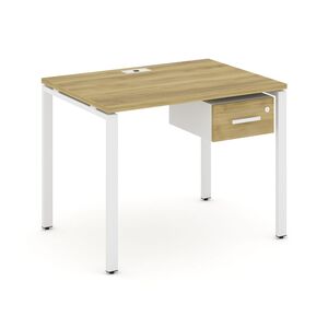 Стол рабочий с подвесной тумбой с одним ящиком