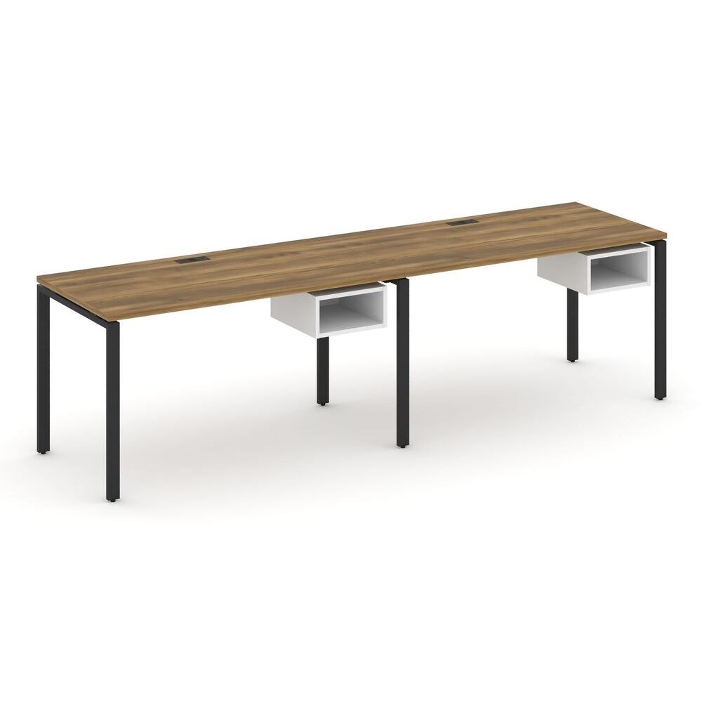 Рабочая станция односторонняя с подвесными тумбами на 2 места